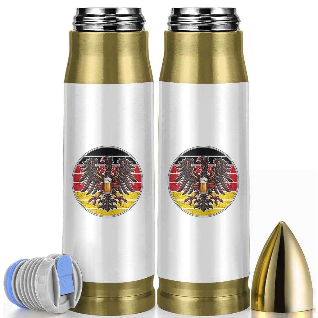 German Eagle Beer Lover Bullet Tumbler Vintage Bavarian Oktoberfest Beer