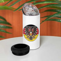 German Eagle Beer Lover 4 in 1 Can Cooler Tumbler Vintage Bavarian Oktoberfest Beer