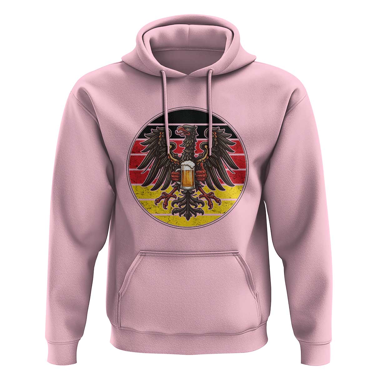 German Eagle Beer Lover Hoodie Vintage Bavarian Oktoberfest Beer