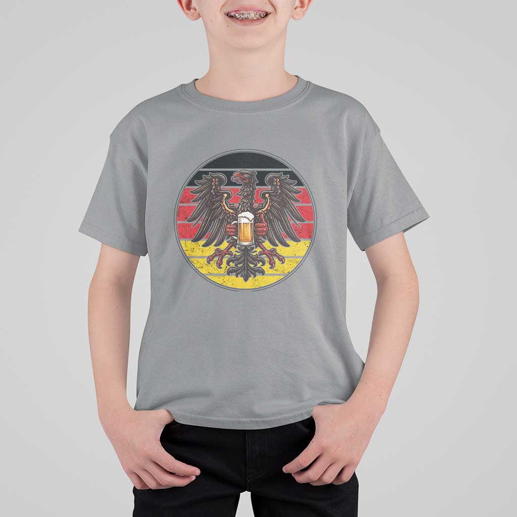 German Eagle Beer Lover T Shirt For Kid Vintage Bavarian Oktoberfest Beer