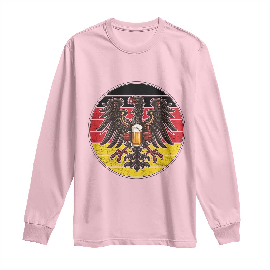 German Eagle Beer Lover Long Sleeve Shirt Vintage Bavarian Oktoberfest Beer