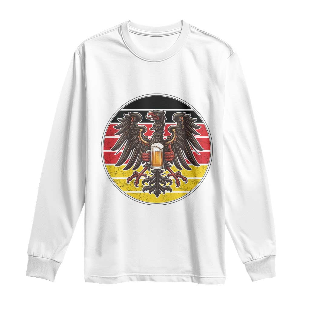 German Eagle Beer Lover Long Sleeve Shirt Vintage Bavarian Oktoberfest Beer