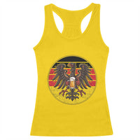 German Eagle Beer Lover Racerback Tank Top Vintage Bavarian Oktoberfest Beer