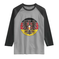 German Eagle Beer Lover Raglan Shirt Vintage Bavarian Oktoberfest Beer