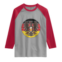 German Eagle Beer Lover Raglan Shirt Vintage Bavarian Oktoberfest Beer
