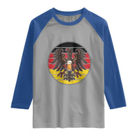 German Eagle Beer Lover Raglan Shirt Vintage Bavarian Oktoberfest Beer