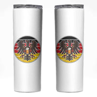 German Eagle Beer Lover Skinny Tumbler Vintage Bavarian Oktoberfest Beer