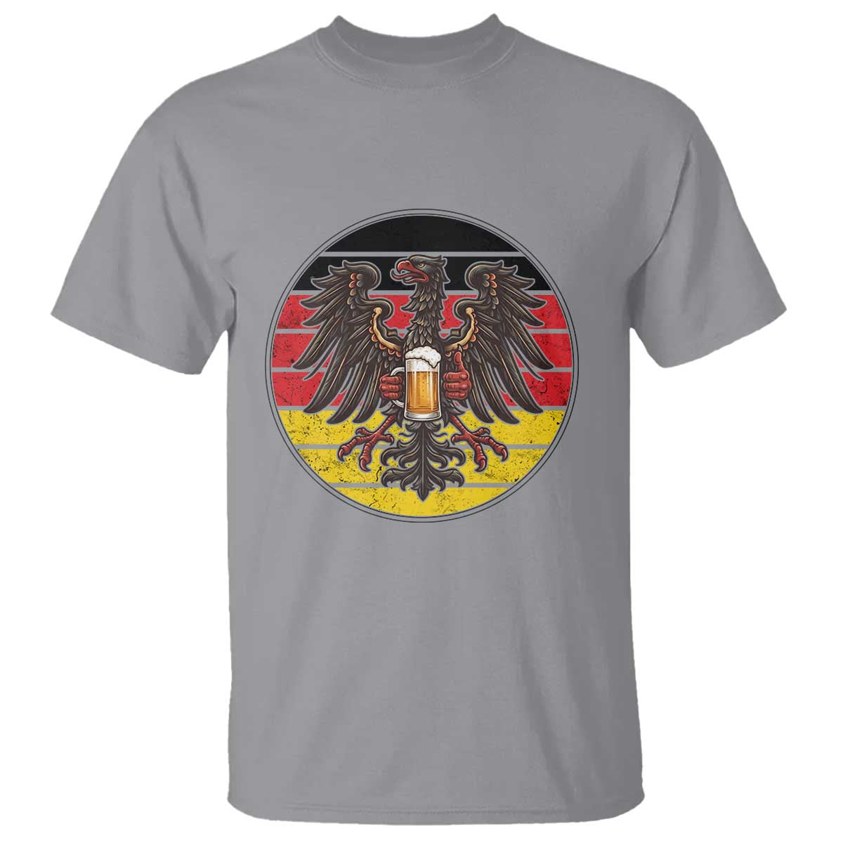 German Eagle Beer Lover T Shirt Vintage Bavarian Oktoberfest Beer