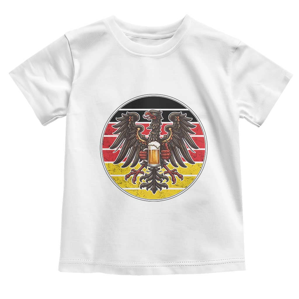German Eagle Beer Lover Toddler T Shirt Vintage Bavarian Oktoberfest Beer
