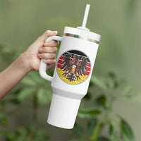 German Eagle Beer Lover Tumbler With Handle Vintage Bavarian Oktoberfest Beer
