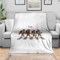 Funny Oktoberfest Wolpertinger Throw Blanket German Bavarian Beer Festival Heritage