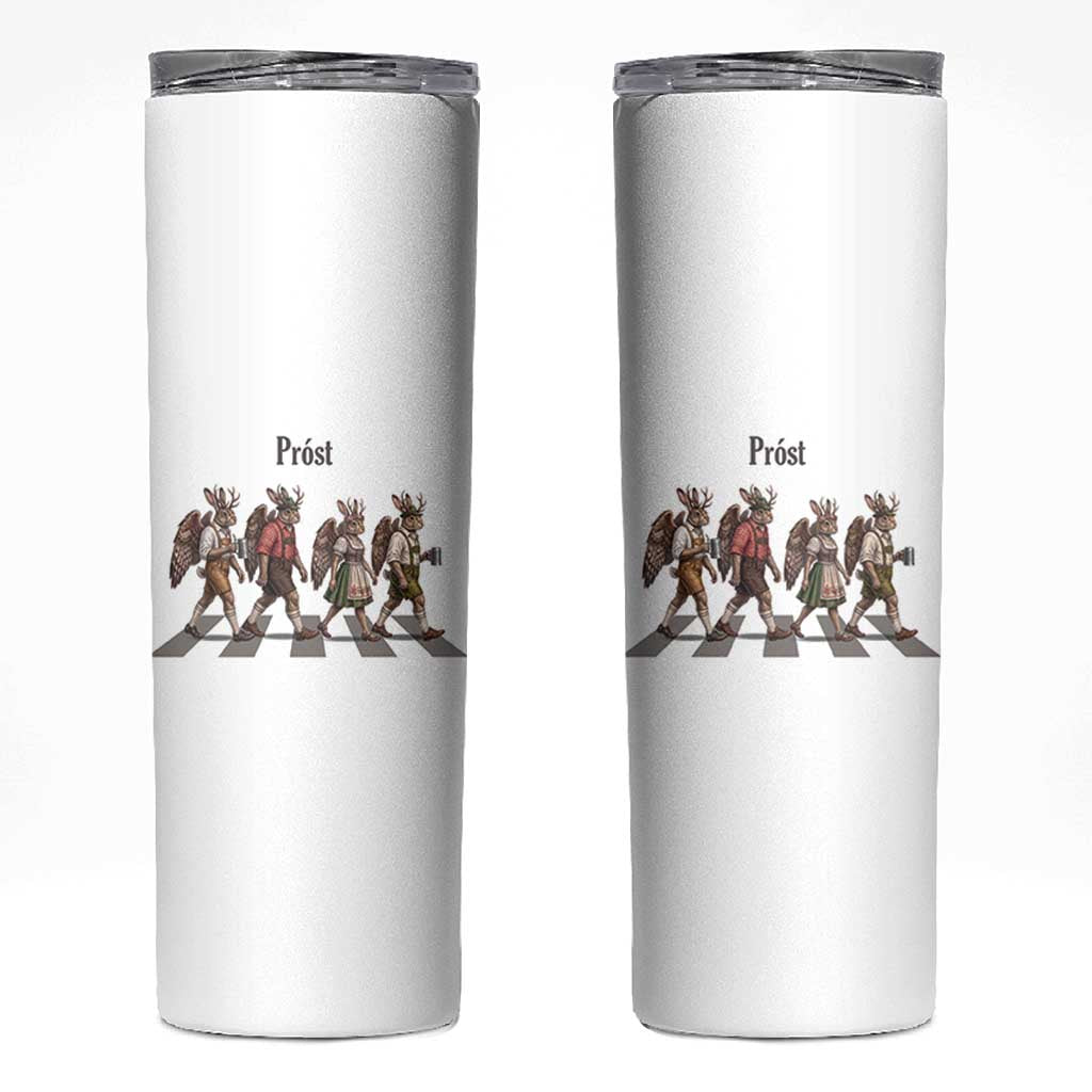 Funny Oktoberfest Wolpertinger Skinny Tumbler German Bavarian Beer Festival Heritage