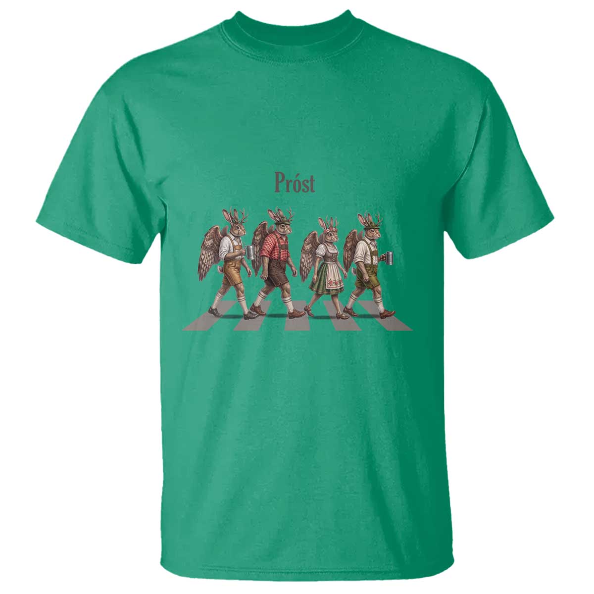 Funny Oktoberfest Wolpertinger T Shirt German Bavarian Beer Festival Heritage