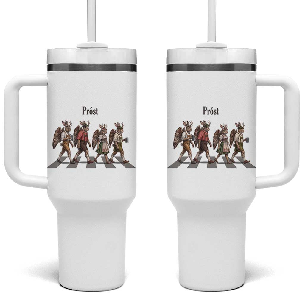 Funny Oktoberfest Wolpertinger Tumbler With Handle German Bavarian Beer Festival Heritage