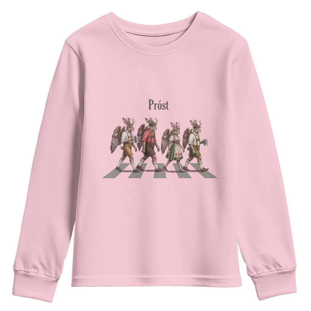 Funny Oktoberfest Wolpertinger Youth Sweatshirt German Bavarian Beer Festival Heritage