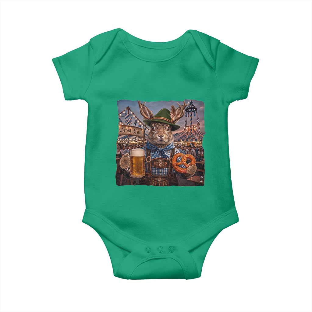 Prost Yall Wolpertinger Oktoberfest Bavarian Folklore Baby Onesie