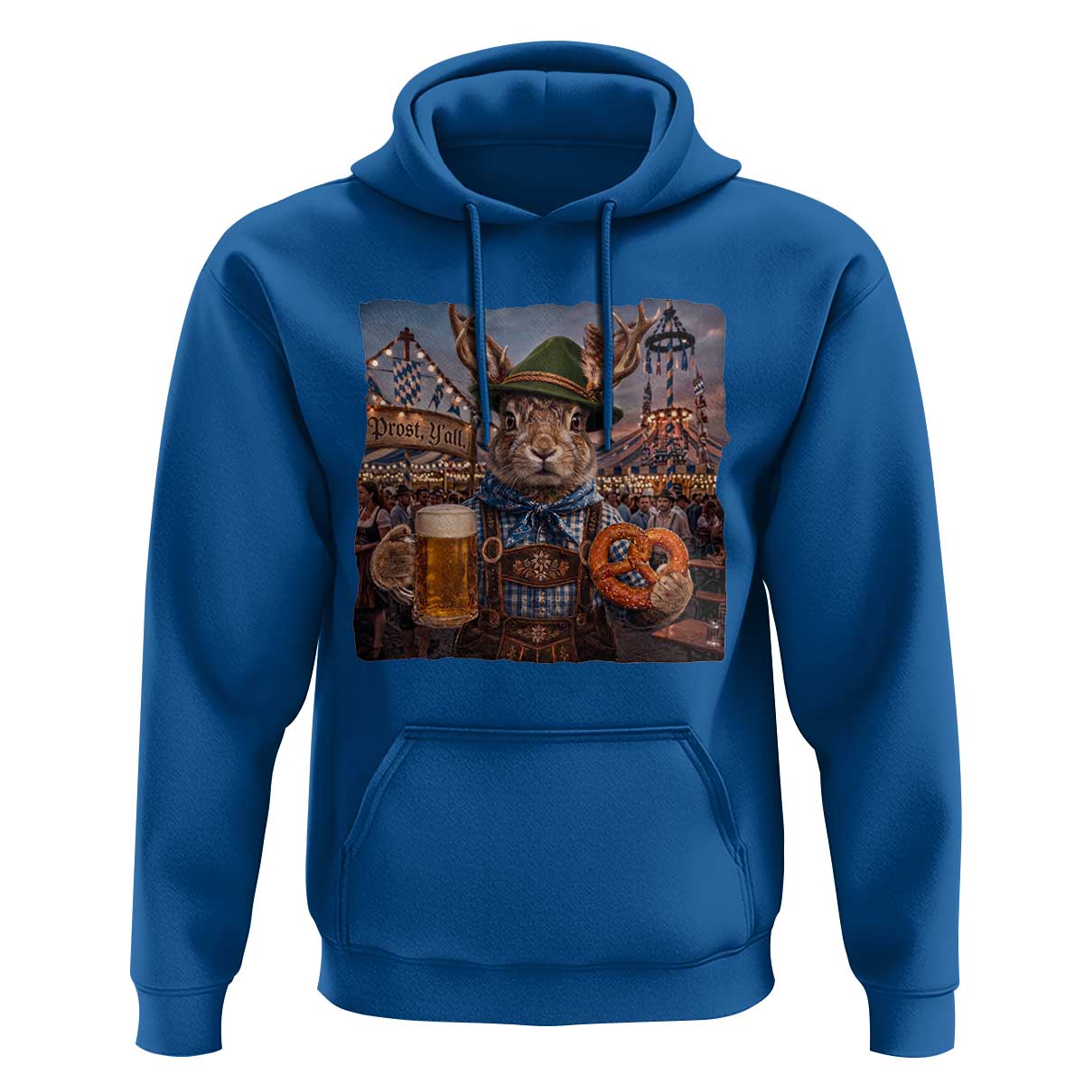 Prost Yall Wolpertinger Oktoberfest Bavarian Folklore Hoodie