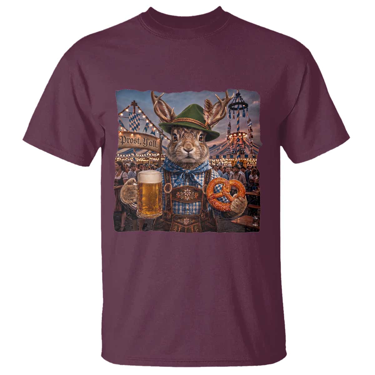 Prost Yall Wolpertinger Oktoberfest Bavarian Folklore T Shirt