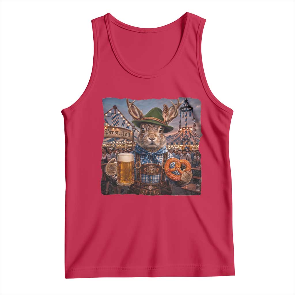 Prost Yall Wolpertinger Oktoberfest Bavarian Folklore Tank Top