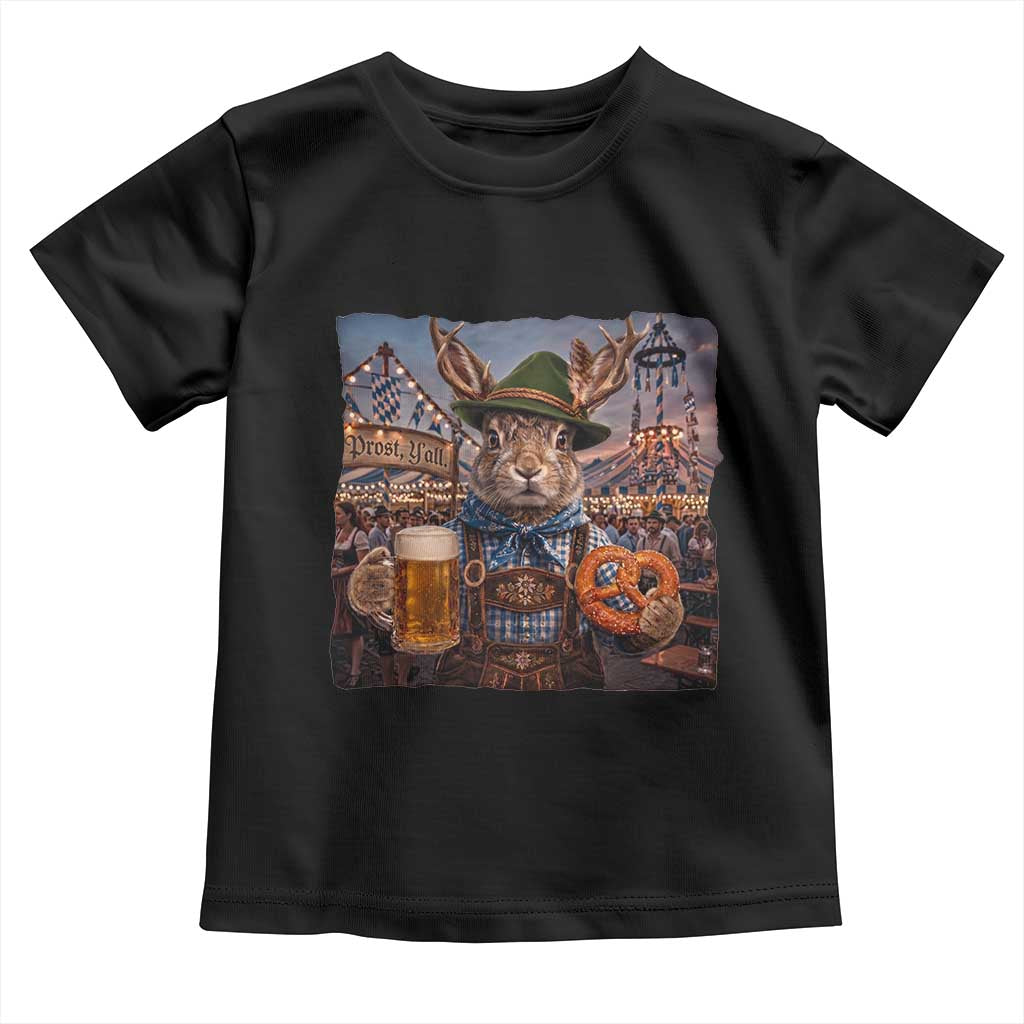 Prost Yall Wolpertinger Oktoberfest Bavarian Folklore Toddler T Shirt