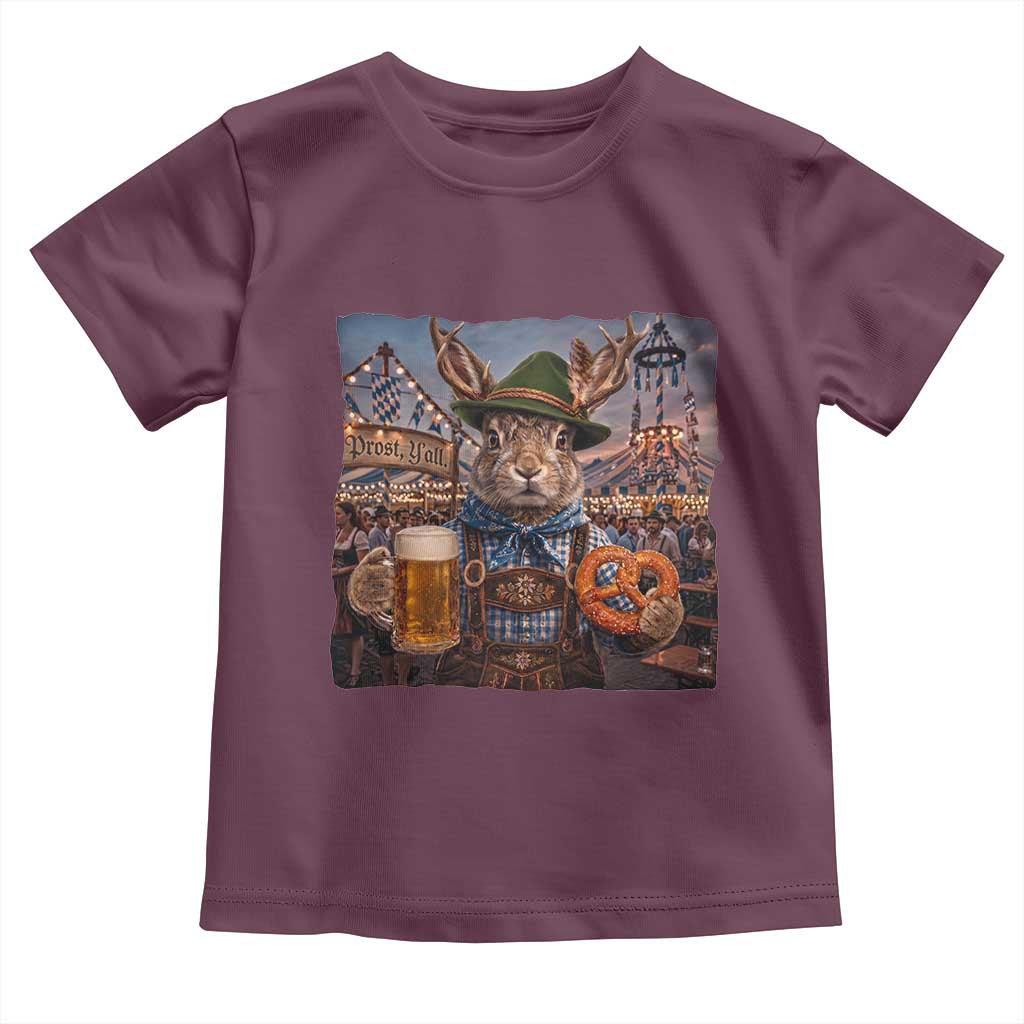 Prost Yall Wolpertinger Oktoberfest Bavarian Folklore Toddler T Shirt