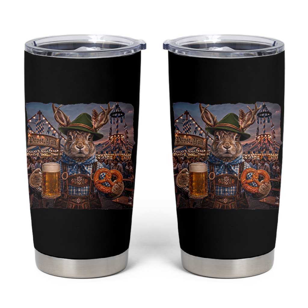 Prost Yall Wolpertinger Oktoberfest Bavarian Folklore Tumbler Cup