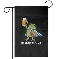 Funny Frog Oktoberfest Bavarian Beer Lover Garden Flag We Prost At Dawn