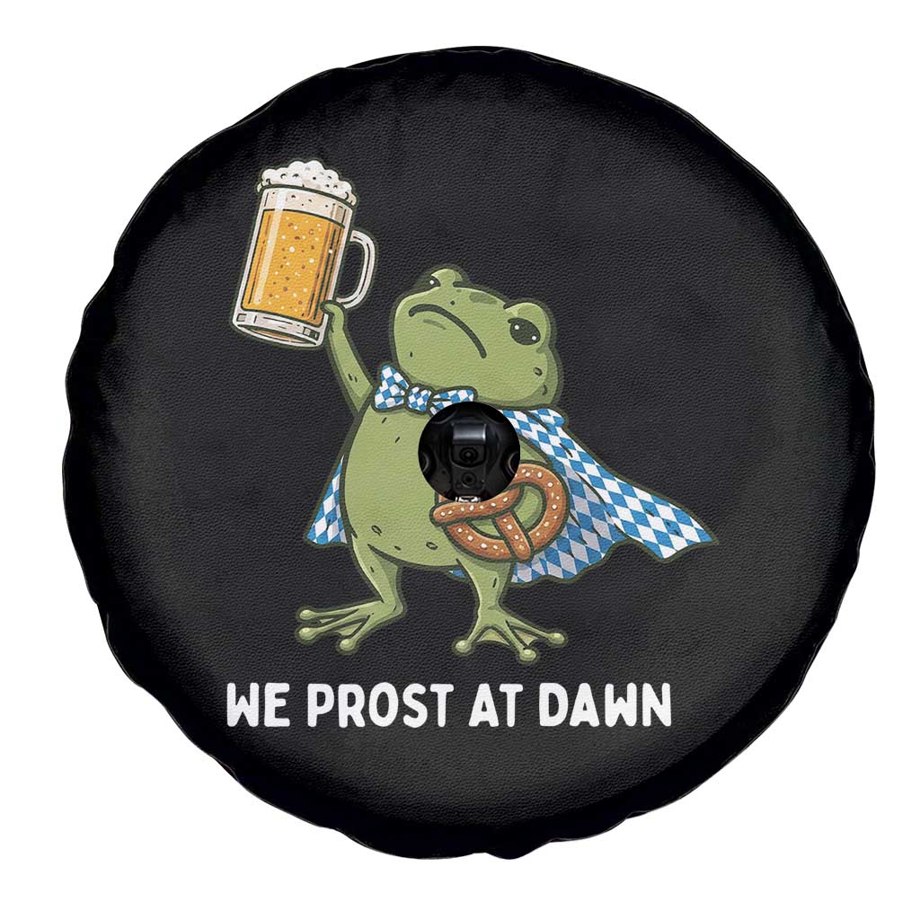 Funny Frog Oktoberfest Bavarian Beer Lover Spare Tire Cover We Prost At Dawn