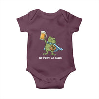 Funny Frog Oktoberfest Bavarian Beer Lover Baby Onesie We Prost At Dawn