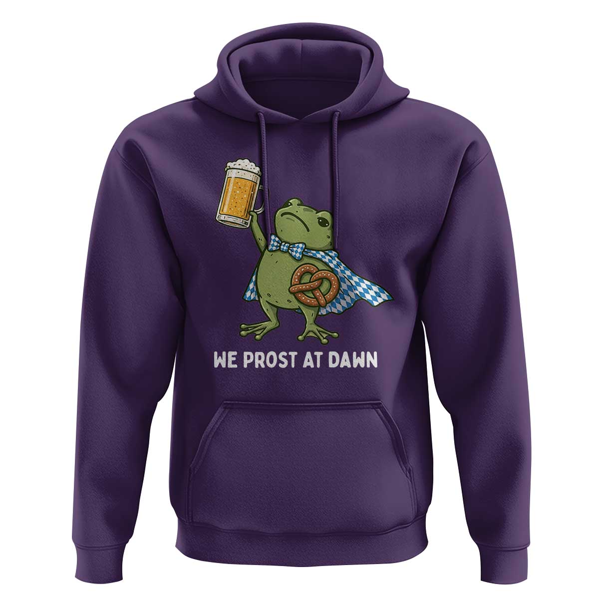 Funny Frog Oktoberfest Bavarian Beer Lover Hoodie We Prost At Dawn