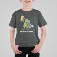 Funny Frog Oktoberfest Bavarian Beer Lover T Shirt For Kid We Prost At Dawn