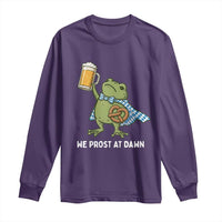 Funny Frog Oktoberfest Bavarian Beer Lover Long Sleeve Shirt We Prost At Dawn
