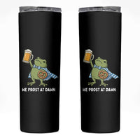 Funny Frog Oktoberfest Bavarian Beer Lover Skinny Tumbler We Prost At Dawn