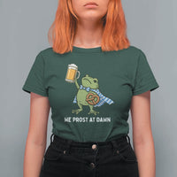 Funny Frog Oktoberfest Bavarian Beer Lover T Shirt For Women We Prost At Dawn