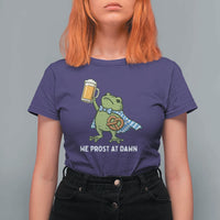 Funny Frog Oktoberfest Bavarian Beer Lover T Shirt For Women We Prost At Dawn