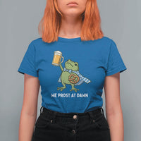 Funny Frog Oktoberfest Bavarian Beer Lover T Shirt For Women We Prost At Dawn