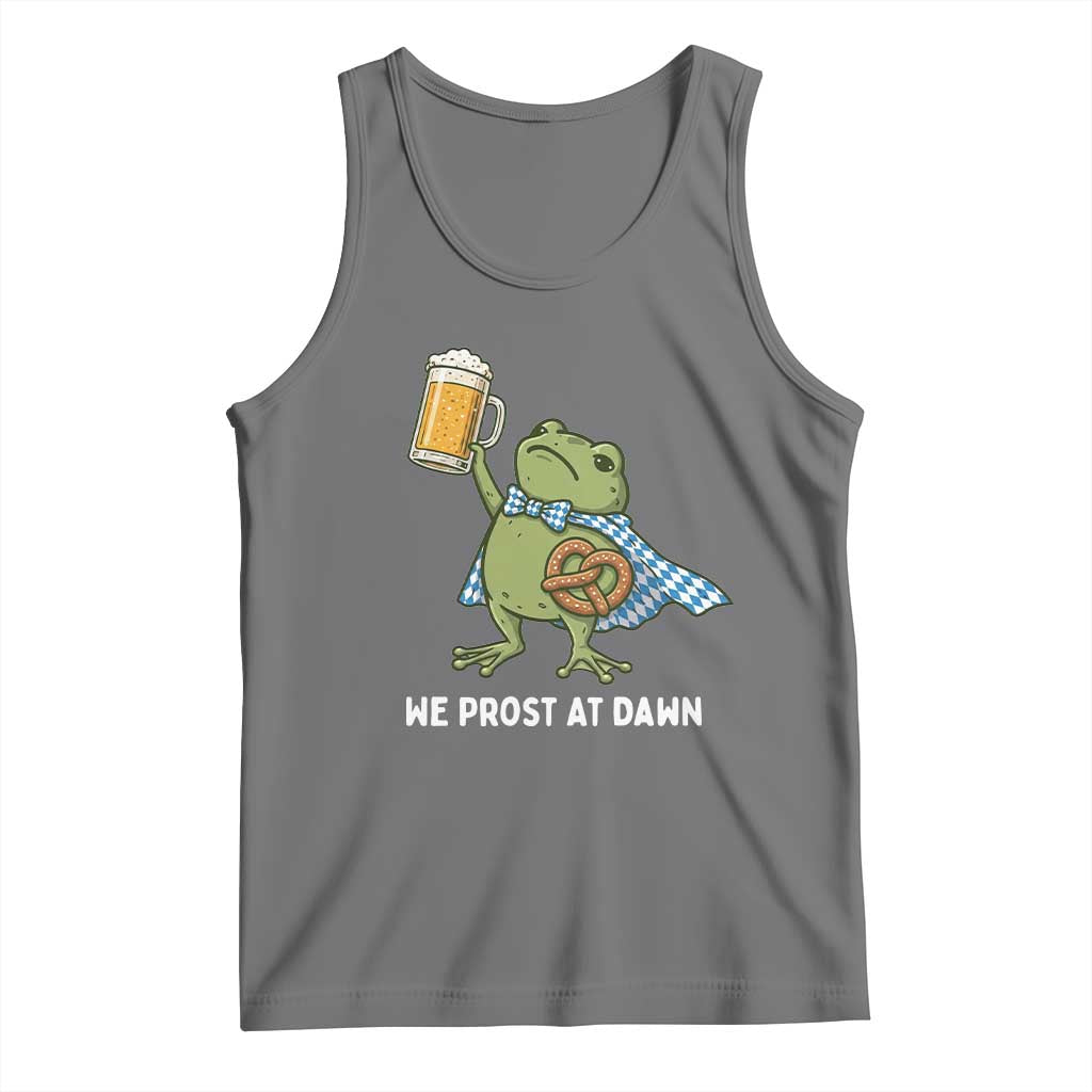 Funny Frog Oktoberfest Bavarian Beer Lover Tank Top We Prost At Dawn