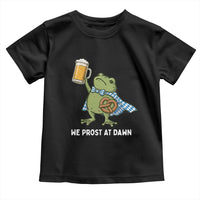 Funny Frog Oktoberfest Bavarian Beer Lover Toddler T Shirt We Prost At Dawn