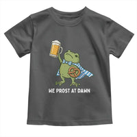Funny Frog Oktoberfest Bavarian Beer Lover Toddler T Shirt We Prost At Dawn