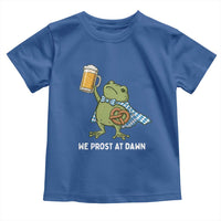 Funny Frog Oktoberfest Bavarian Beer Lover Toddler T Shirt We Prost At Dawn