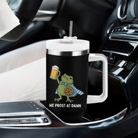Funny Frog Oktoberfest Bavarian Beer Lover Tumbler With Handle We Prost At Dawn