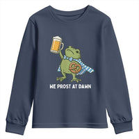 Funny Frog Oktoberfest Bavarian Beer Lover Youth Sweatshirt We Prost At Dawn