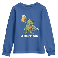 Funny Frog Oktoberfest Bavarian Beer Lover Youth Sweatshirt We Prost At Dawn
