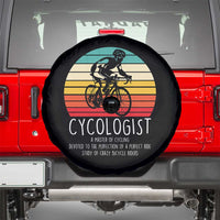 Cycologist Definition Spare Tire Cover Vintage Bicycle Rider Cycling Gift