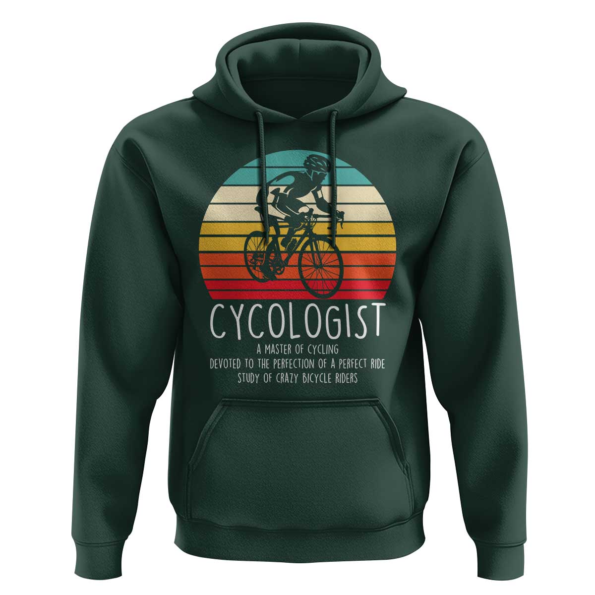 Cycologist Definition Hoodie Vintage Bicycle Rider Cycling Gift