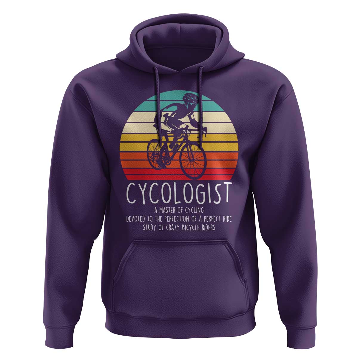 Cycologist Definition Hoodie Vintage Bicycle Rider Cycling Gift