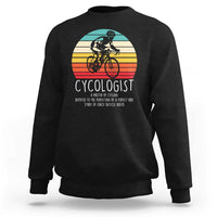 Cycologist Definition Sweatshirt Vintage Bicycle Rider Cycling Gift