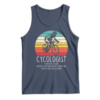 Cycologist Definition Tank Top Vintage Bicycle Rider Cycling Gift