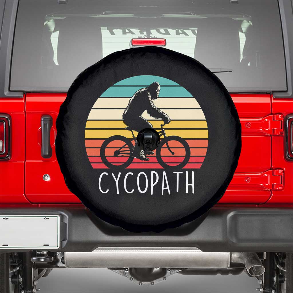 Cycopath Bigfoot Riding Bike Spare Tire Cover Funny Bigfoot Cyclist Bicycle Gift