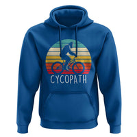 Cycopath Bigfoot Riding Bike Hoodie Funny Bigfoot Cyclist Bicycle Gift